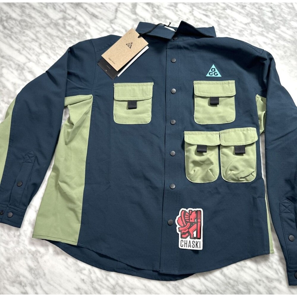 Nike ACG Devastation Trail Dri-FIT UV Top shirt Kids medium FN9220-478 NEW